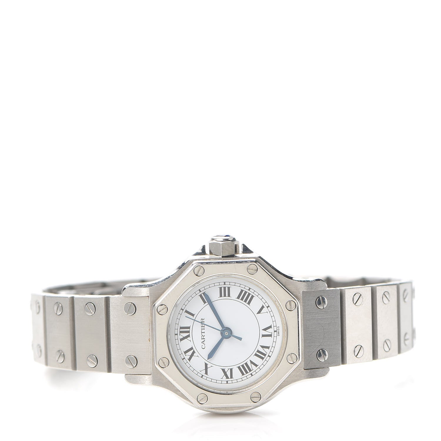 Cartier Stainless Steel 25mm Santos Octagon Automatic Watch 2 of 5