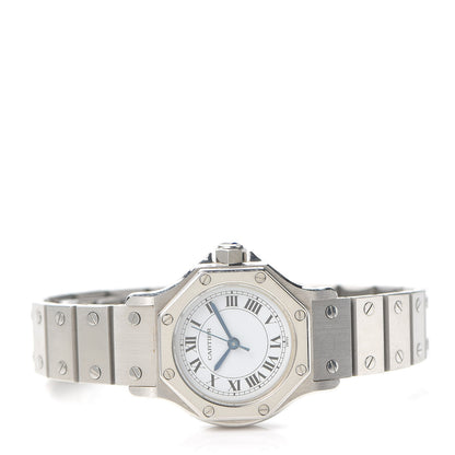 Cartier Stainless Steel 25mm Santos Octagon Automatic Watch 2 of 5