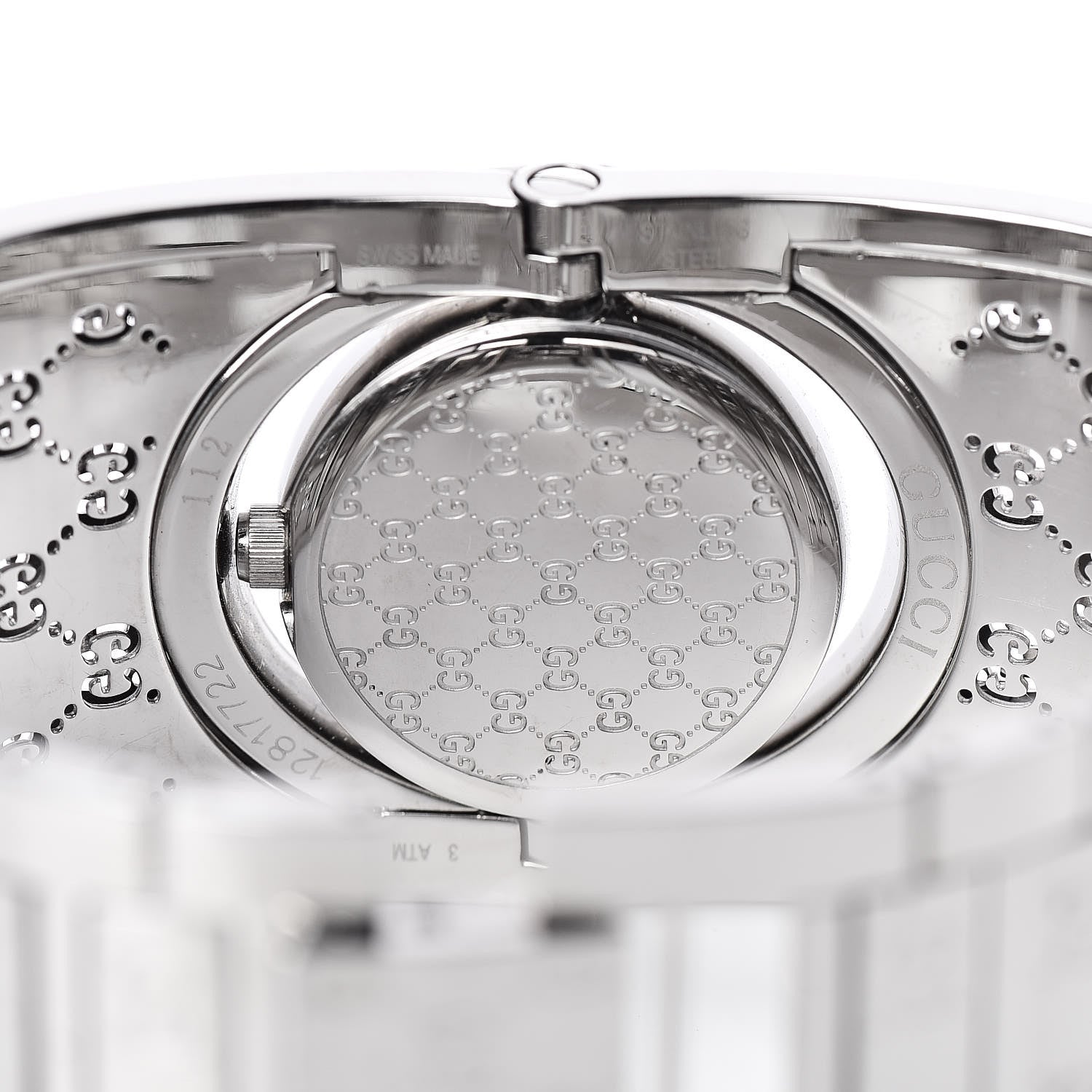 Gucci Stainless Steel Mother of Pearl 33mm Twirl Quartz Watch 5 of 6