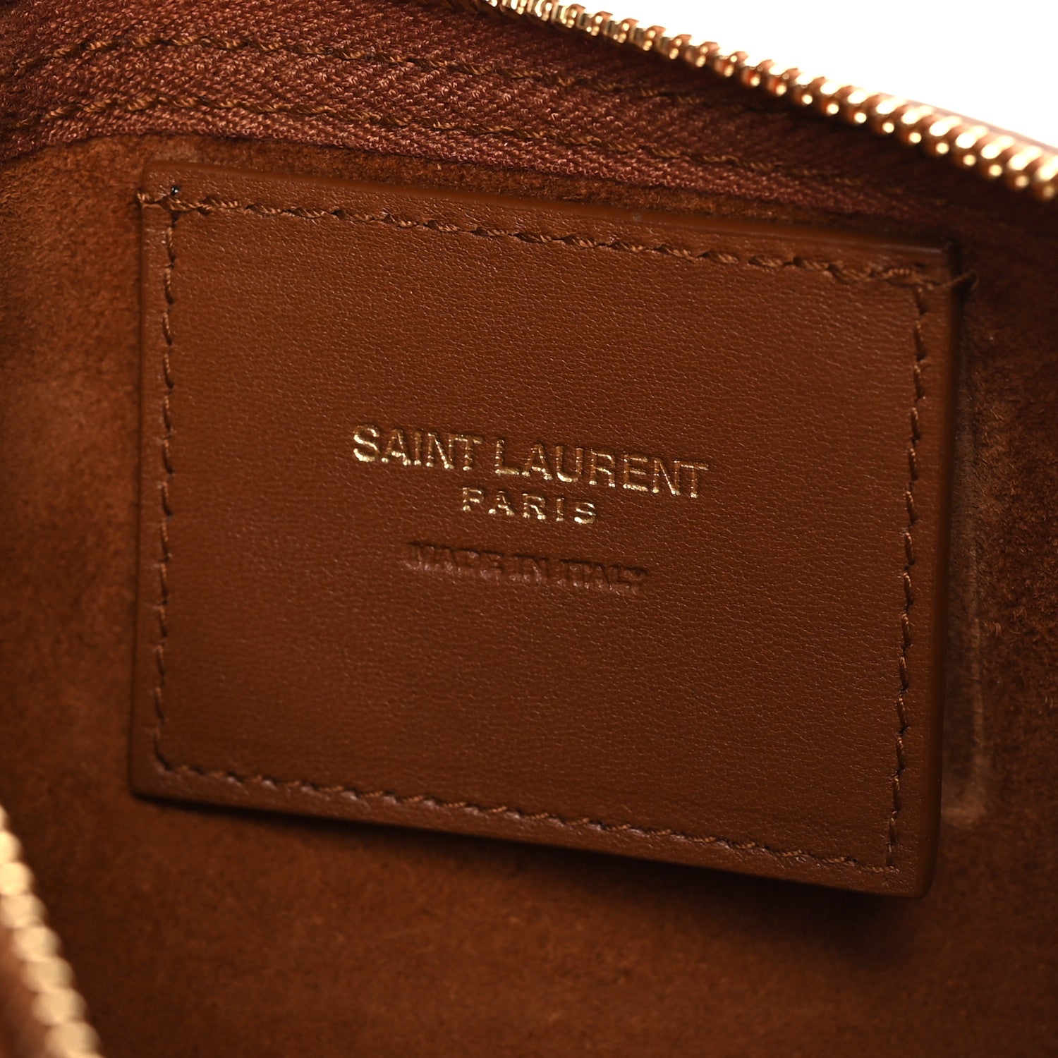 Saint Laurent Calfskin Medium Suzanne Hobo Brick 8 of 12