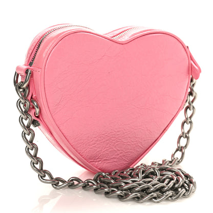 Balenciaga Agneau Arena Mini Le Cagole Heart Bag Sweet Pink 3 of 7