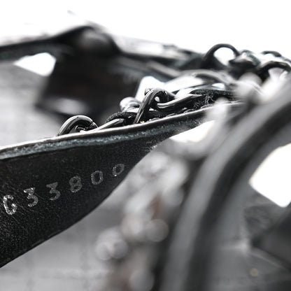 Chanel Lambskin Chain Sandals 39.5 Black 5 of 9