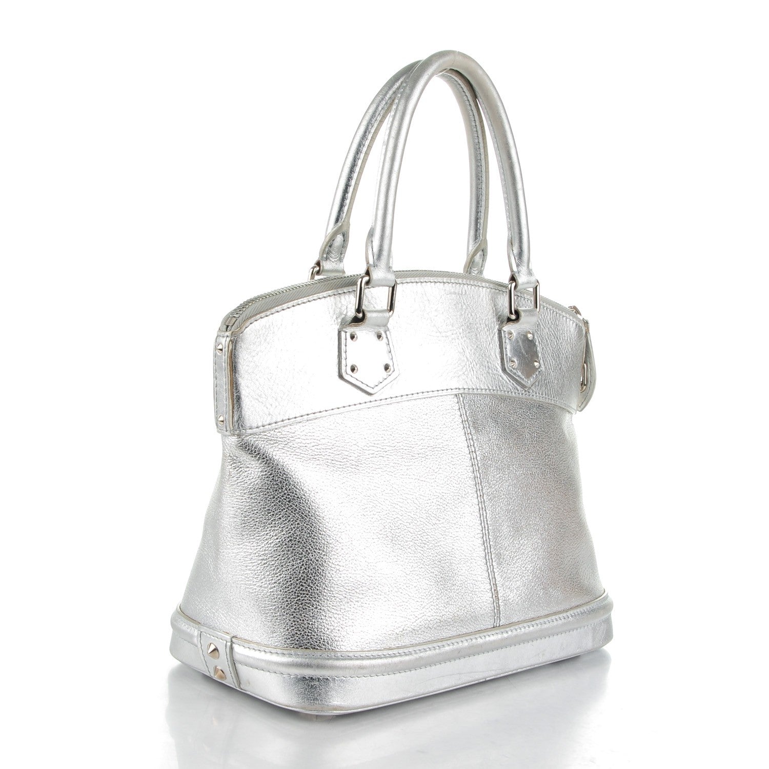 Louis Vuitton Suhali Lockit PM Silver 3 of 11