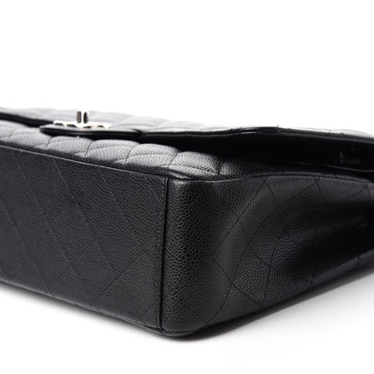 Chanel Caviar Quilted Maxi Double Flap Black 7 of 11