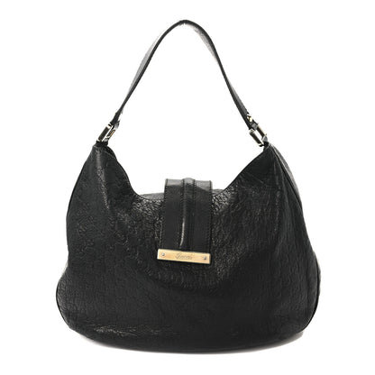 Gucci Guccissima Large New Ladies Web Hobo Black 1 of 10