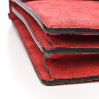 Gucci Suede Vitello Velvet Medium Dionysus Shoulder Bag Vulcanic Red 9 of 11