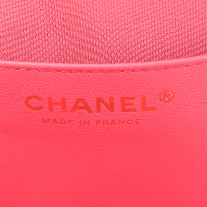 Chanel Lambskin Quilted CC In Love Heart Bag Pink 6 of 11