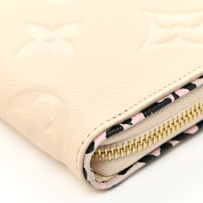 Louis Vuitton Empreinte Monogram Giant Wild At Heart Zippy Wallet Creme 9 of 10
