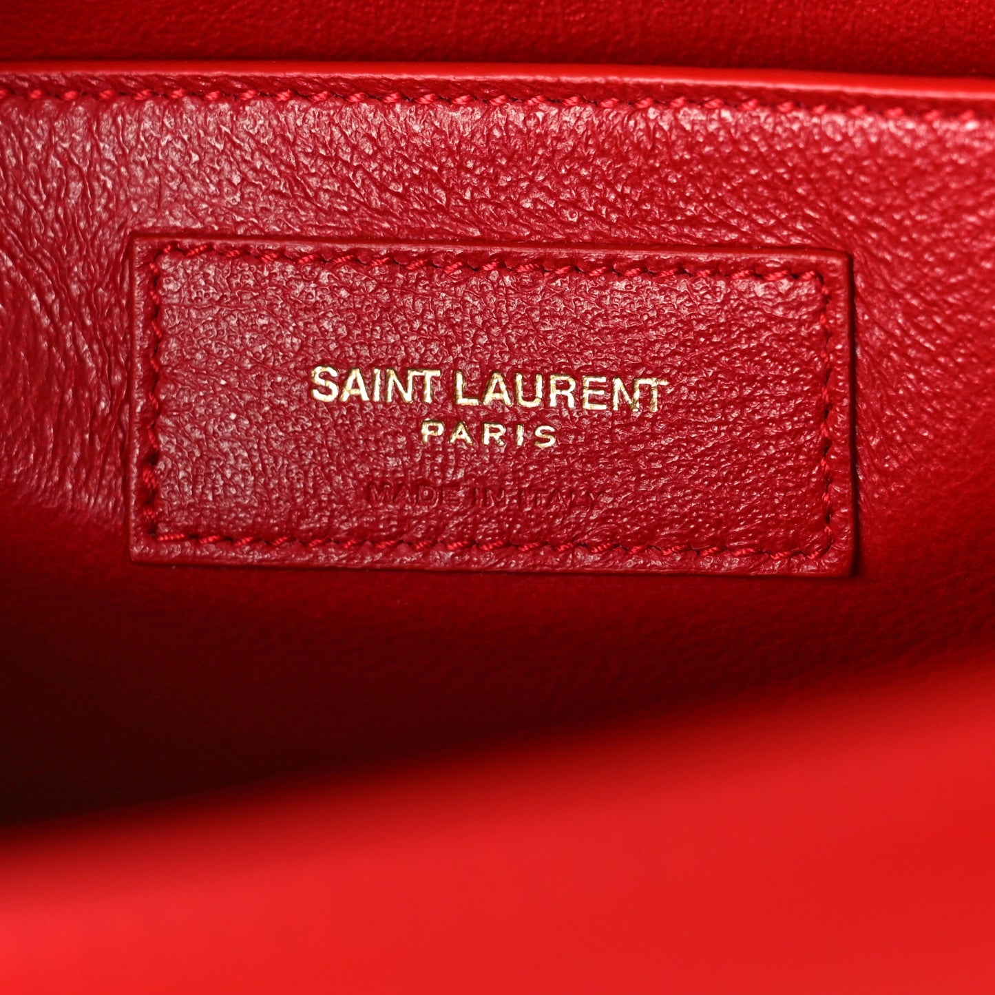 Smooth Calfskin Manhattan Shoulder Bag Rouge Eros