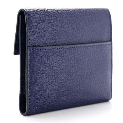 Hermes Chevre Mysore Mini Clic Card Holder Bleu Saphir 3 of 8