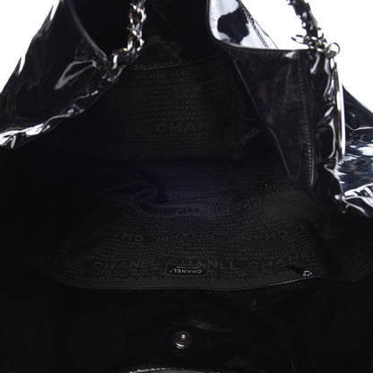 Chanel Vinyl XL Coco Cabas Black 5 of 7