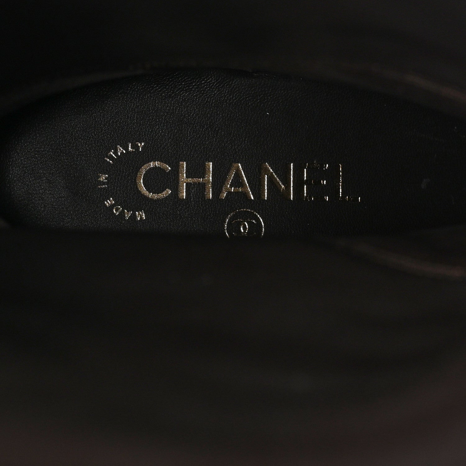 Chanel Calfskin CC High Boots 41 Brown 7 of 9
