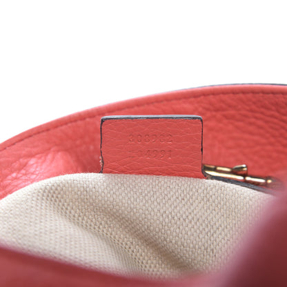 Gucci Pebbled Calfskin Medium Soho Chain Shoulder Bag Begonia Pink 9 of 9