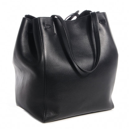 Celine Soft Grained Calfskin Medium Cabas Phantom Black 3 of 10