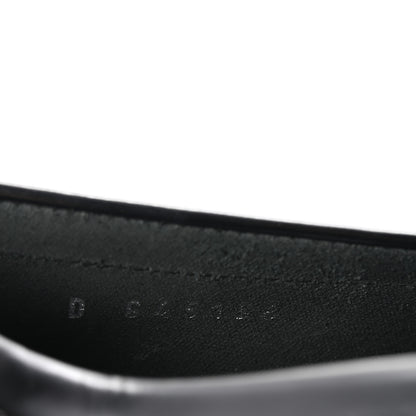Chanel Calfskin Metal CC Loafers 36.5 Black 9 of 9
