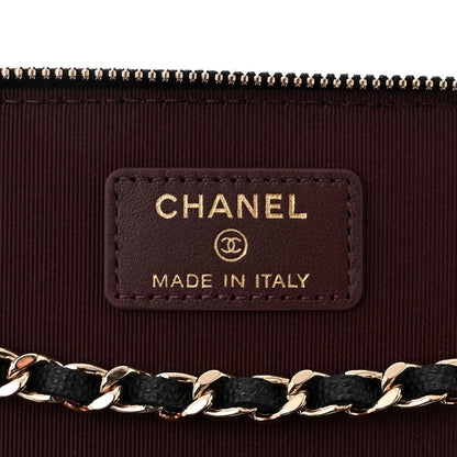 Chanel Caviar Quilted Small Vanity Case With Chain Black 6 of 11