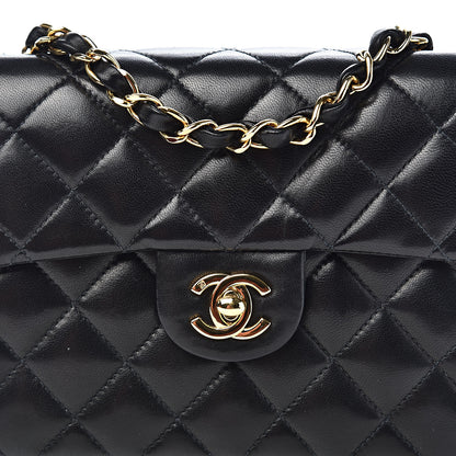 Chanel Lambskin Quilted Mini Square Flap Black 12 of 13