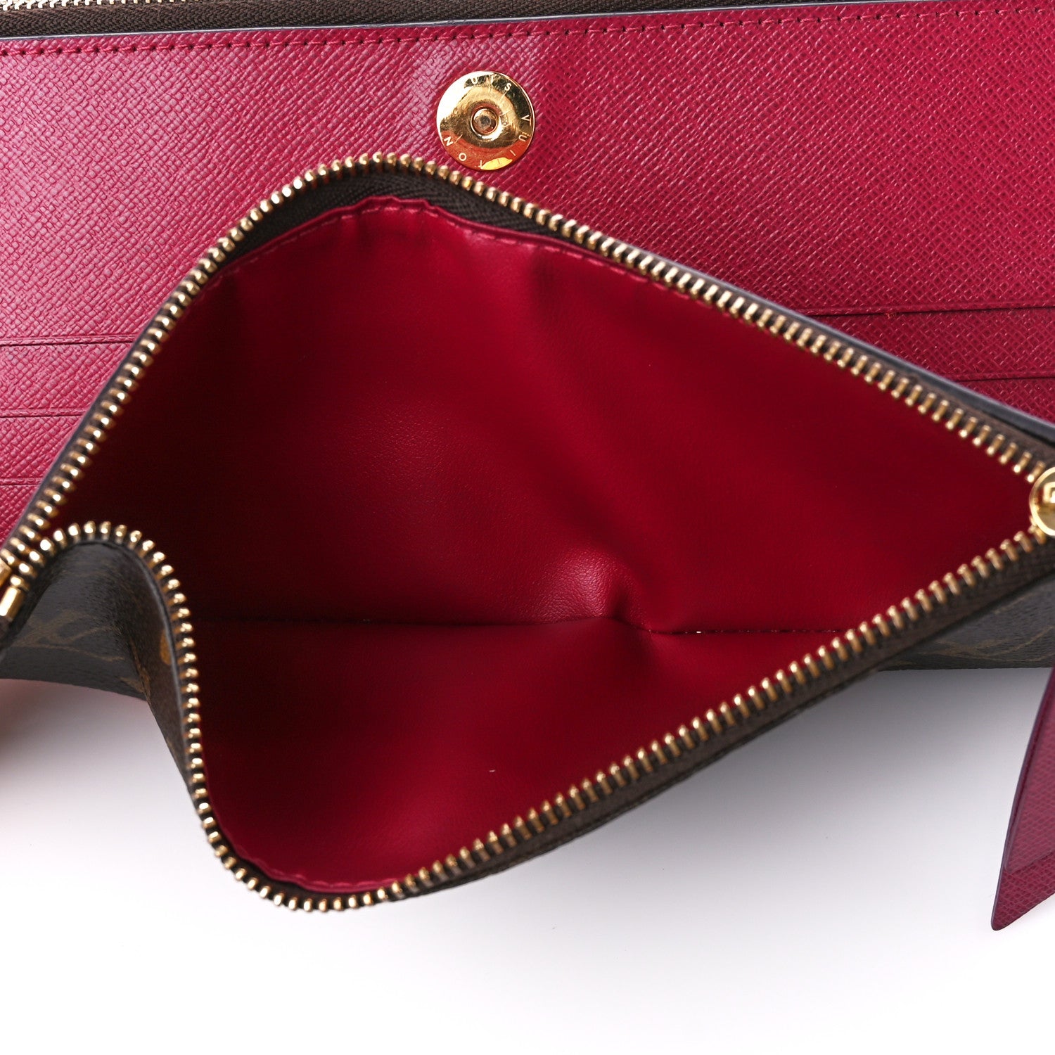 Louis Vuitton Monogram Adele Wallet Fuchsia 6 of 11