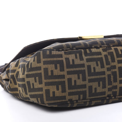 Fendi Zucca Vitello Artic Messenger Bag Tobacco Castagna 10 of 11