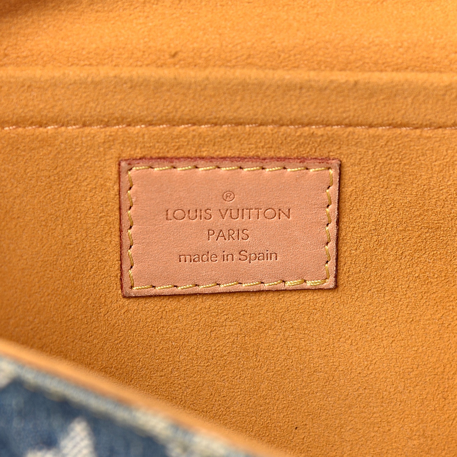 Louis Vuitton Monogram Denim Mini Pleaty Blue 7 of 14