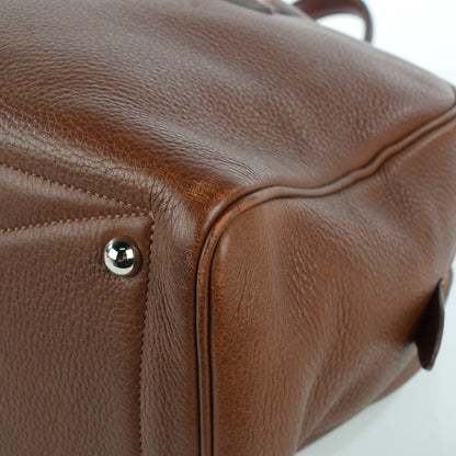 Hermes Taurillon Clemence Victoria II 35 Havane 2 of 15
