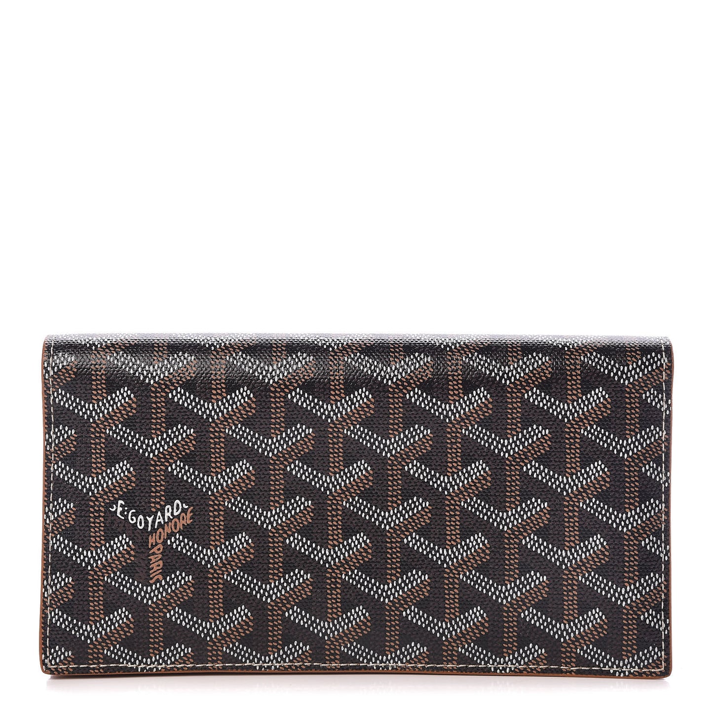Goyardine Richelieu Wallet Black Gold