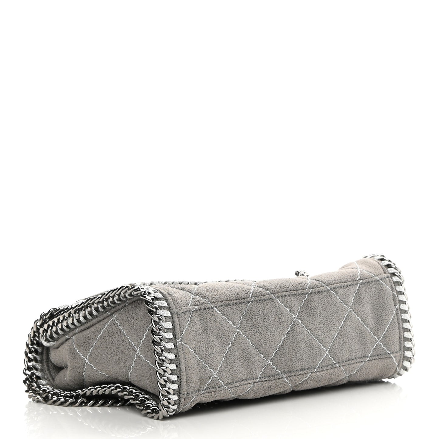 Shaggy Deer Quilted Mini Falabella Grey
