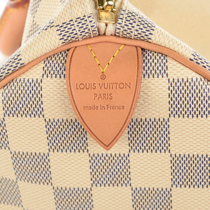 Louis Vuitton Damier Azur Speedy 30 7 of 7