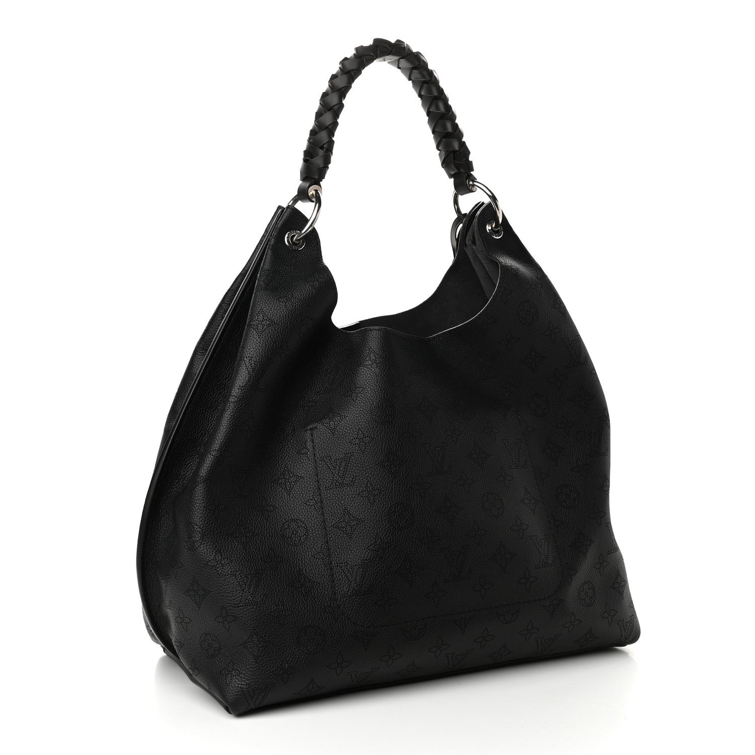 Louis Vuitton Mahina Carmel Hobo Black 3 of 8