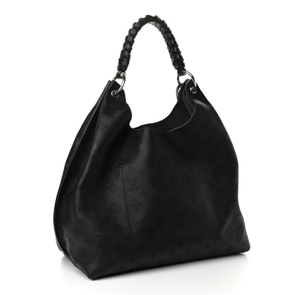 Louis Vuitton Mahina Carmel Hobo Black 3 of 8