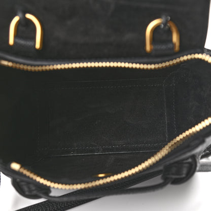 Celine Grained Calfskin Pico Belt Bag Black 4 of 9
