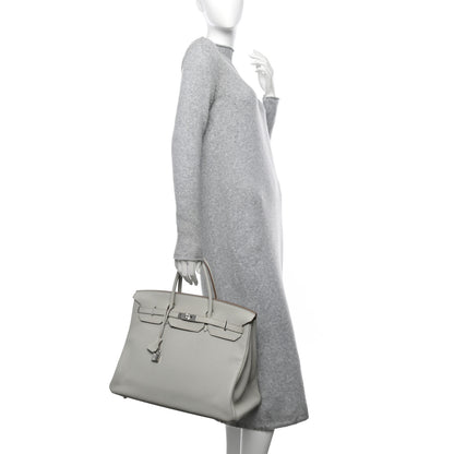 Hermes Togo Birkin 40 Gris Perle 2 of 11