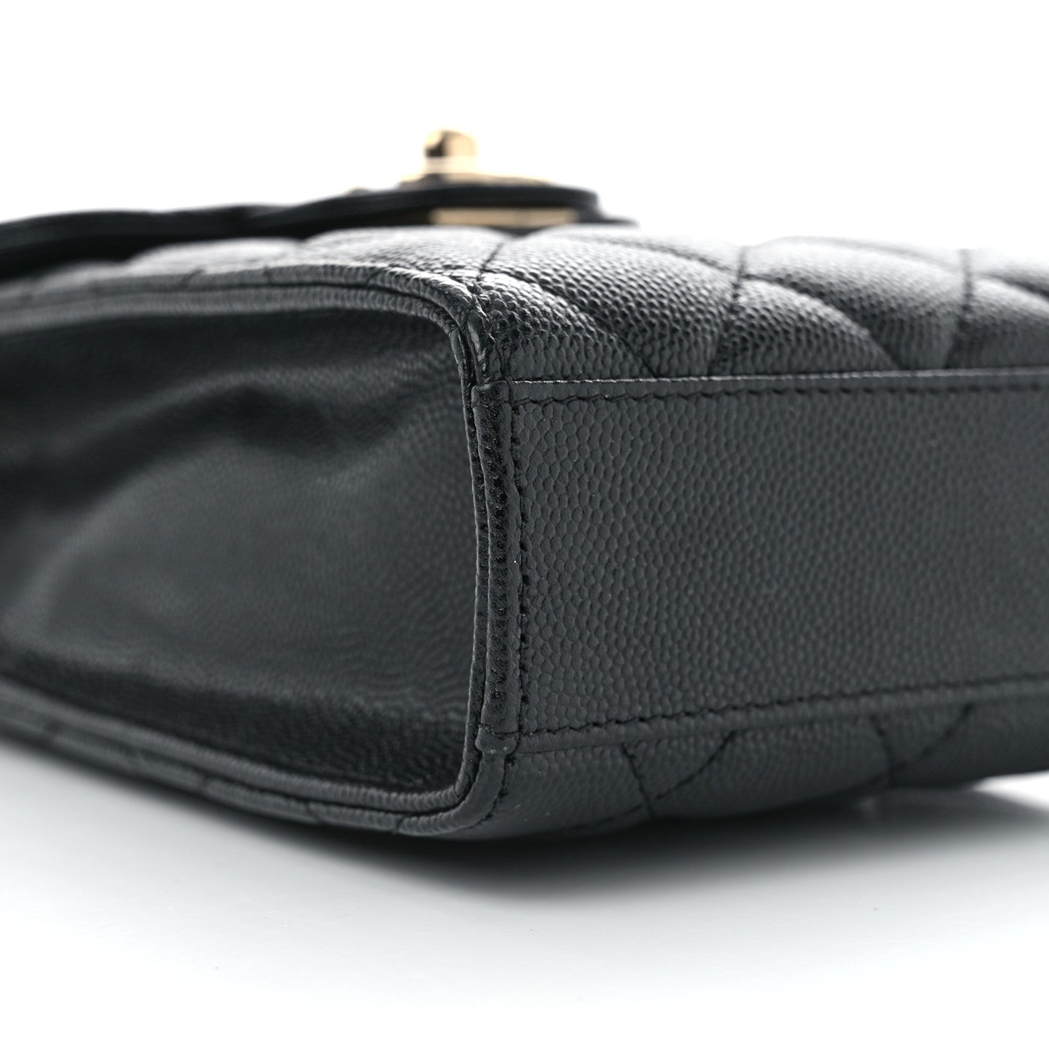 Chanel Caviar Quilted Classic Phone Holder Black 10 of 11