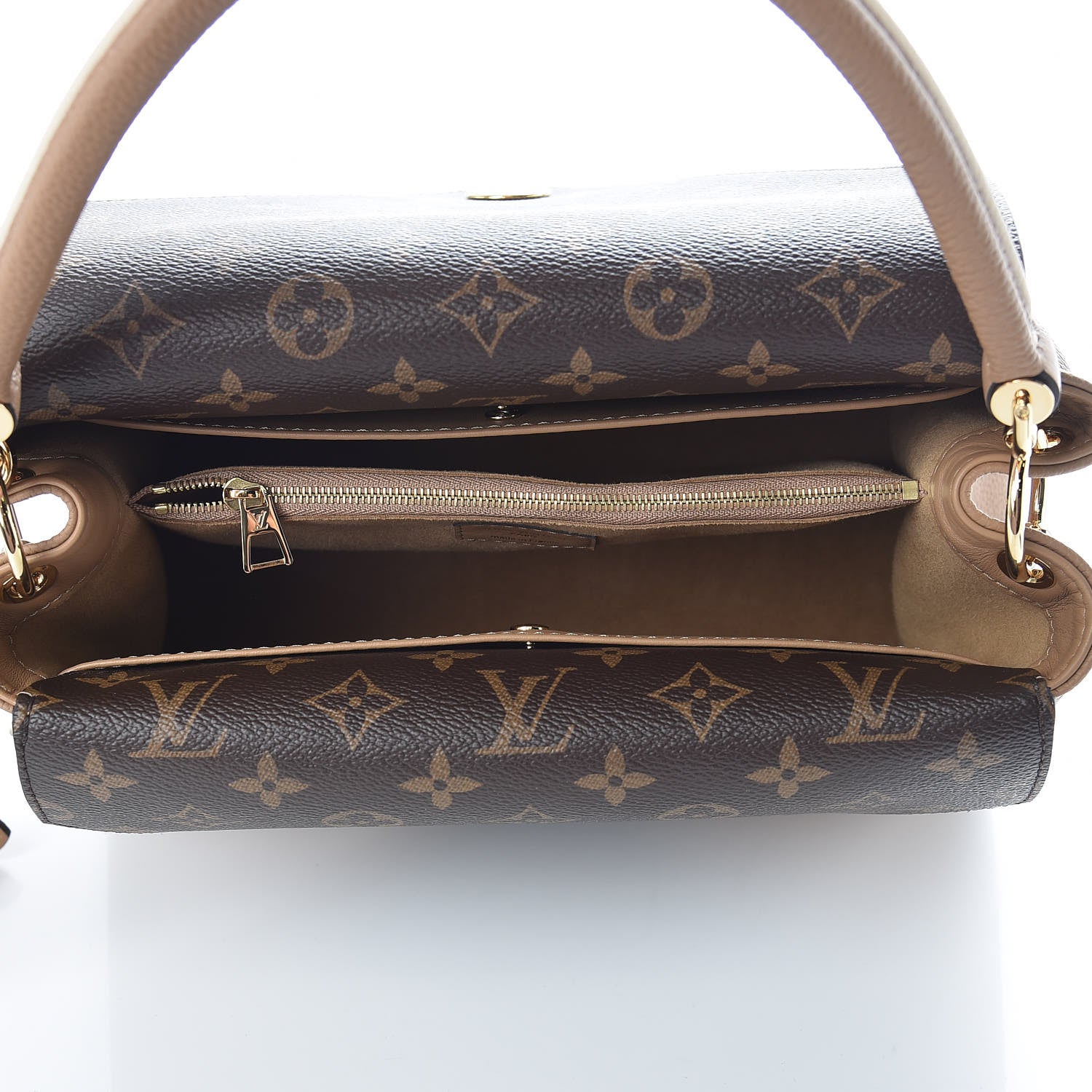 Louis Vuitton Grained Calfskin Monogram Double V Sesame 5 of 9