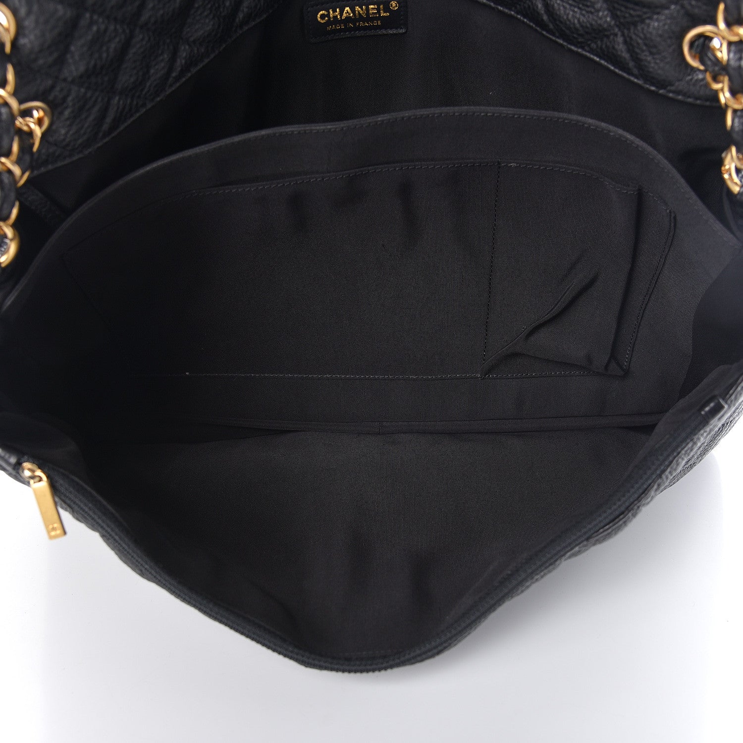 Chanel Calfskin Quilted XXL Travel Flap Bag Black 7 of 11
