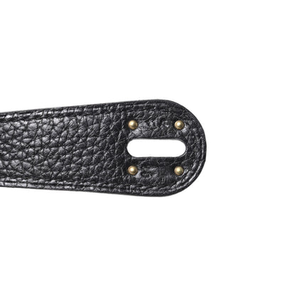 Hermes Taurillon Clemence Lindy 34 Black 7 of 9