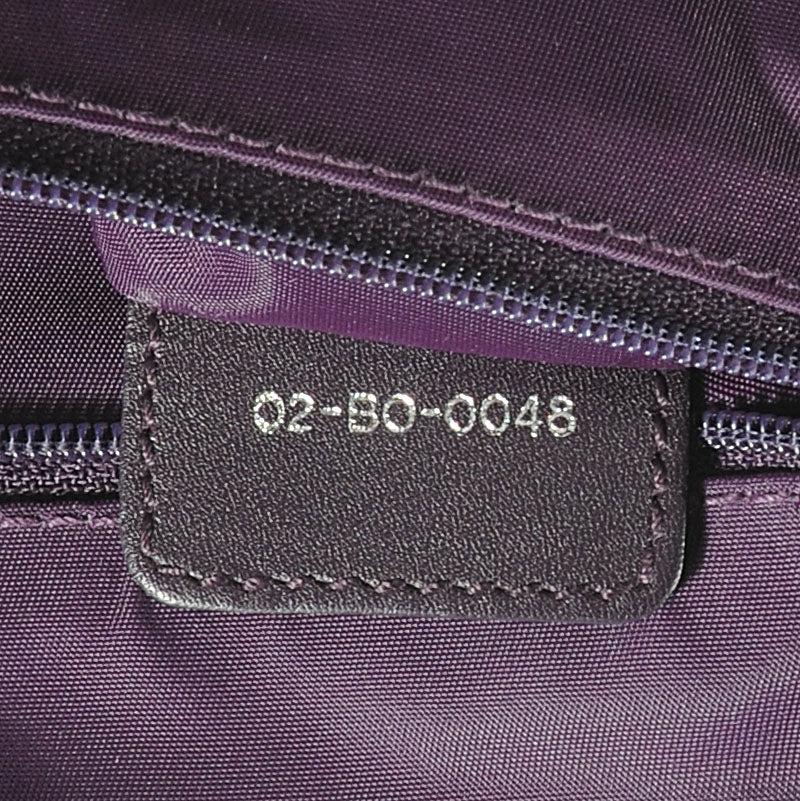 Christian Dior Satin Cannage Charming Doctors Tote Purple 7 of 7