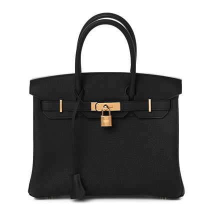 Hermes Togo Birkin 30 Black 1 of 10