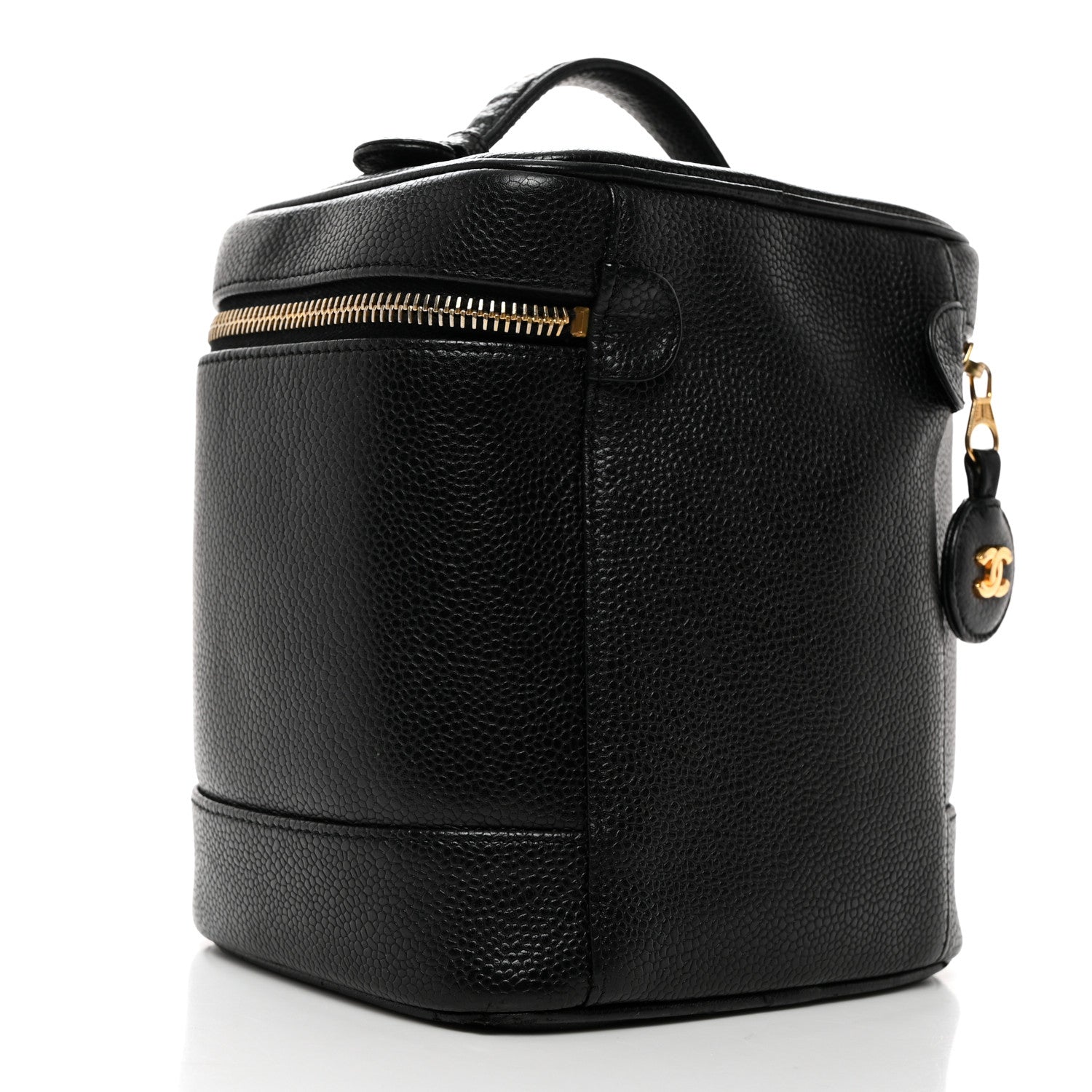 Chanel Caviar Cosmetic Vanity Bag Black 3 of 9