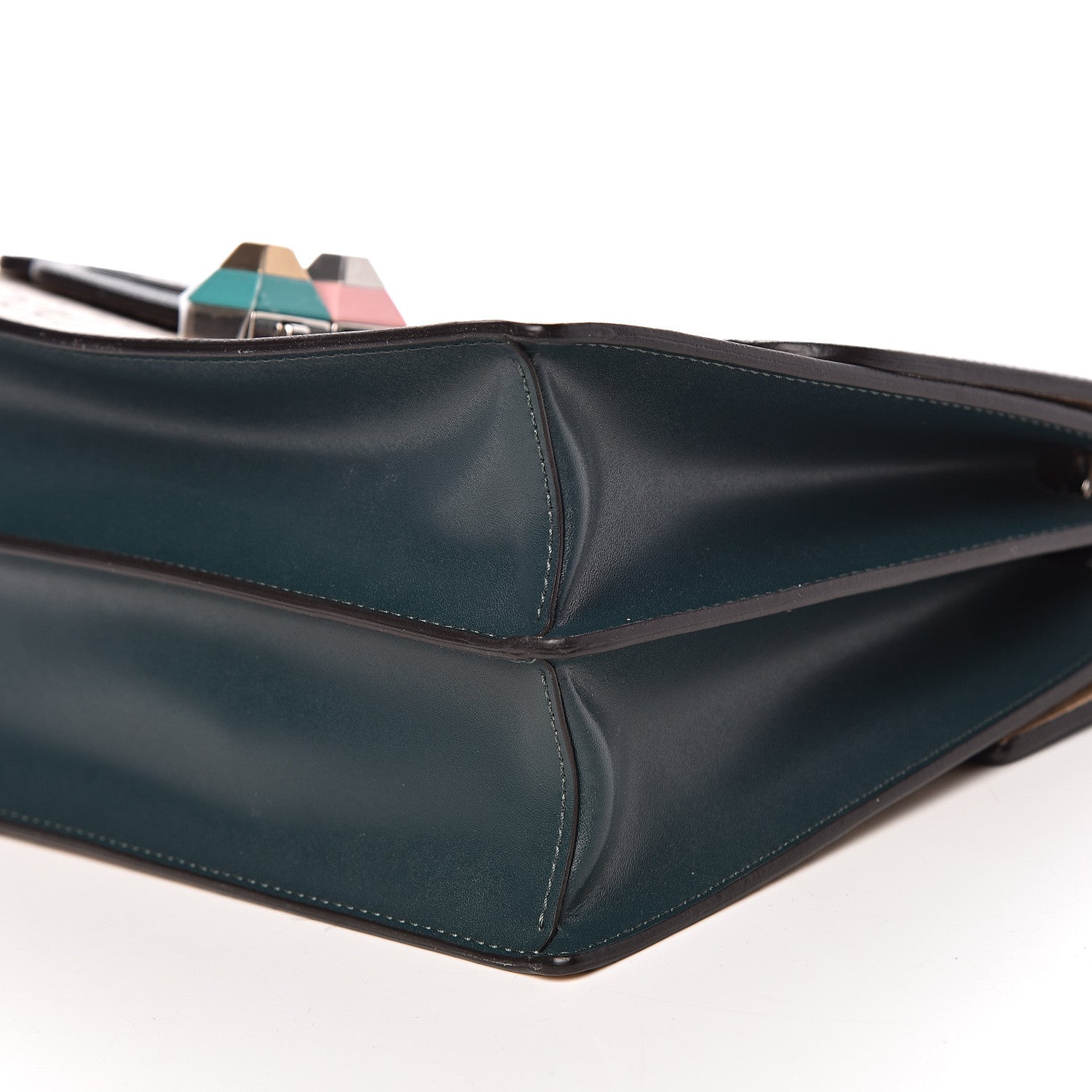 Fendi Vitello Liberty Elaphe Open Your Heart Kan I Shoulder Bag Amido Amazzonia Multicolor 9 of 12
