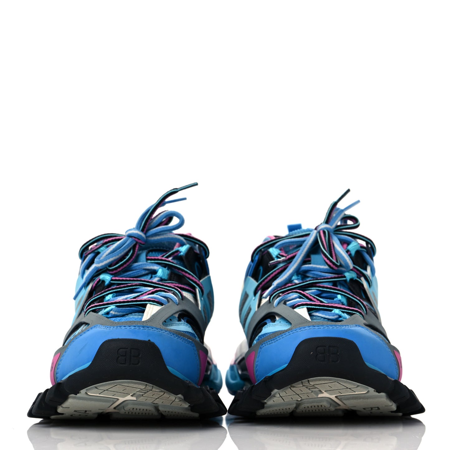Mesh Nylon Womens Track Sneakers 39 Blue Black