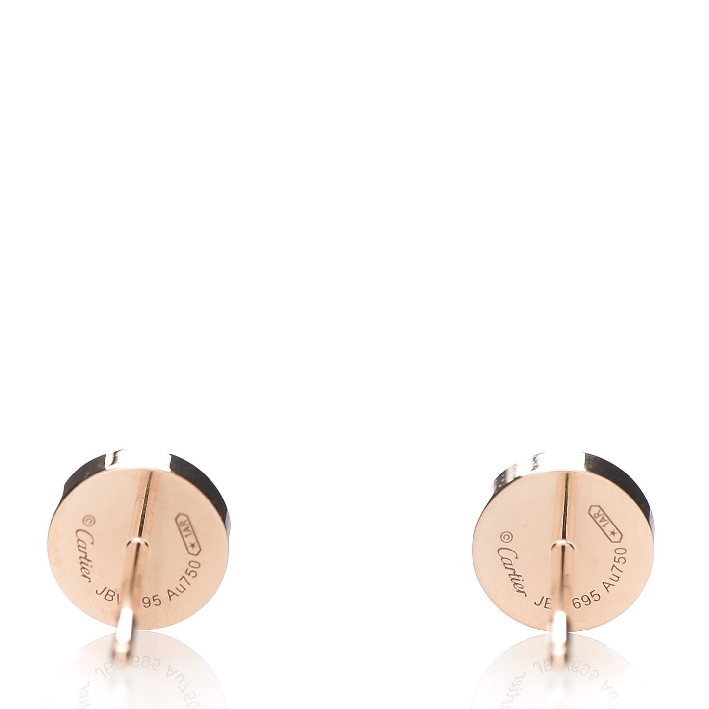 18K Pink Gold LOVE Earrings