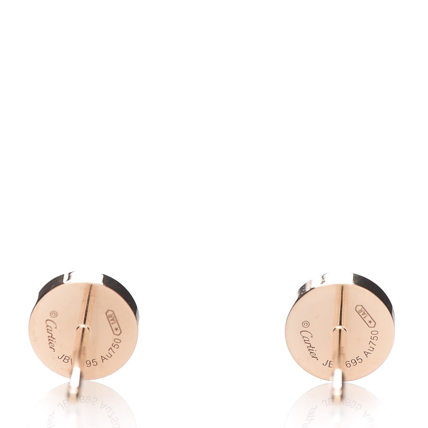 Cartier 18K Pink Gold LOVE Earrings 4 of 5