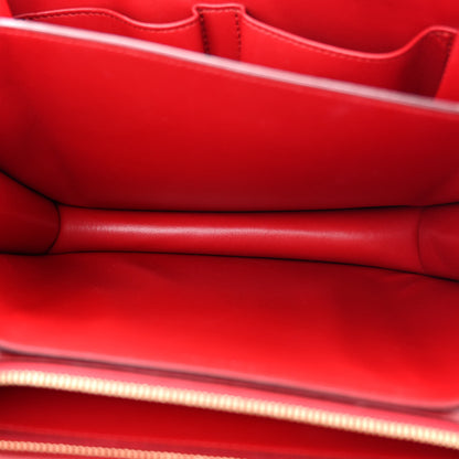 Celine Box Calfskin Medium Classic Box Flap Bag Red 5 of 13
