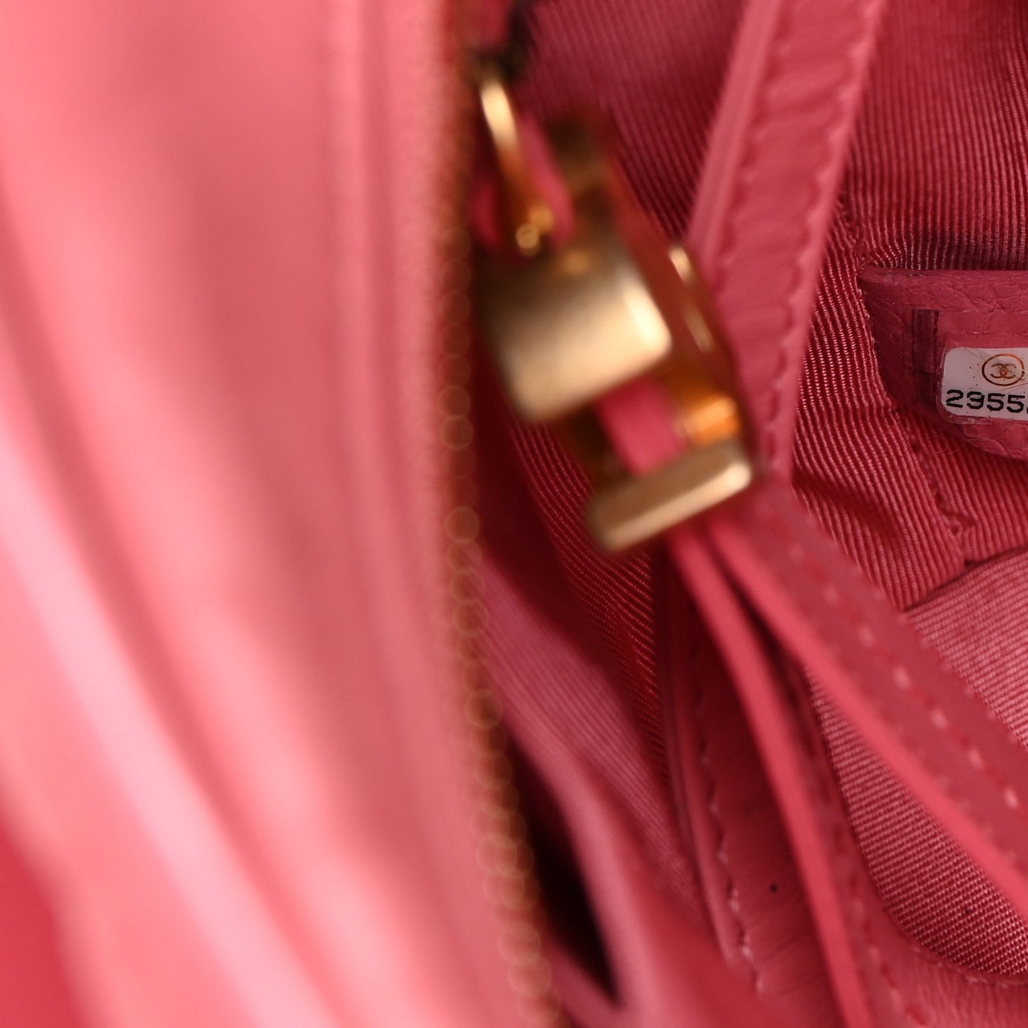 Aged Calfskin Quilted Small Gabrielle Logo Hobo Rose