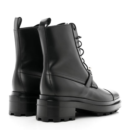 Hermes Glossed Calfskin Funk Ankle Boots 40 Black 6 of 9