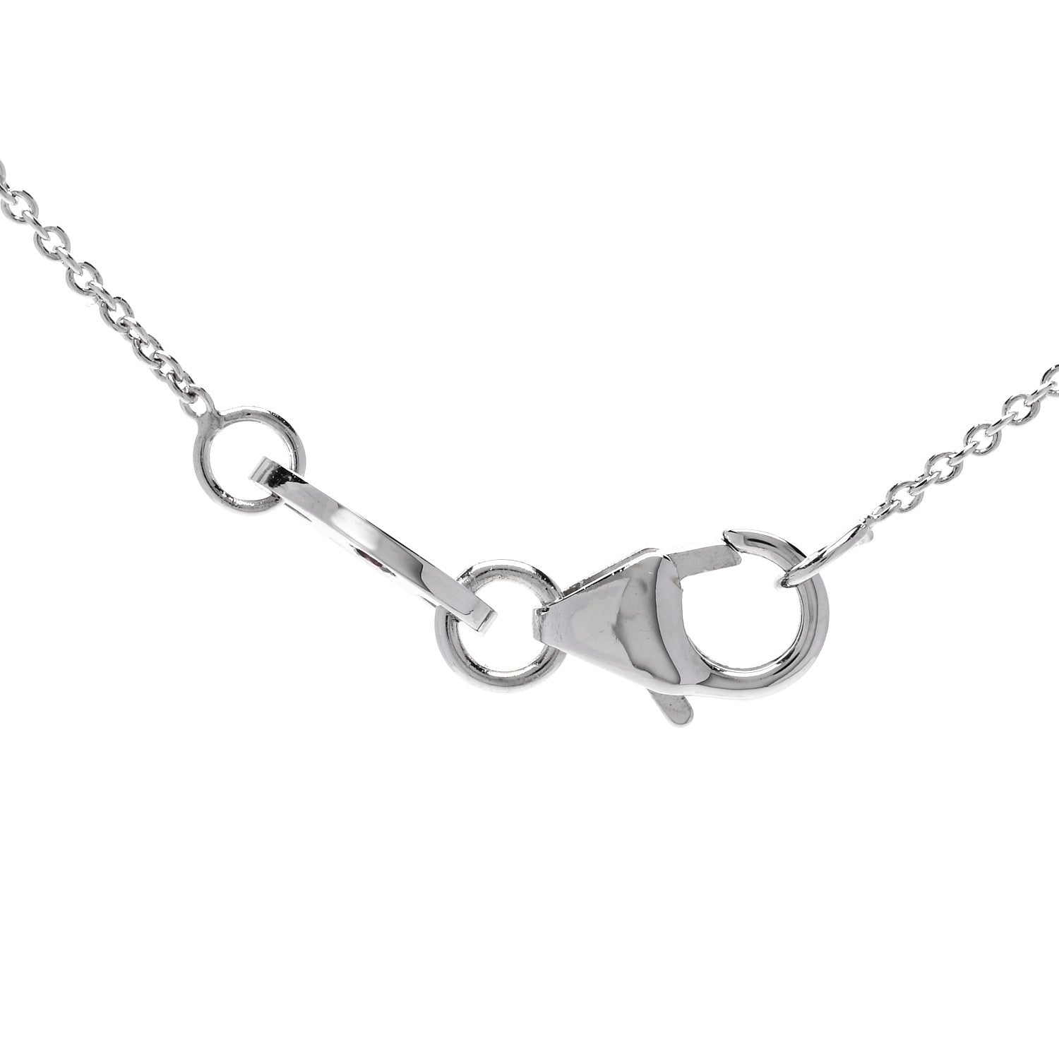 Roberto Coin 18K White Gold Diamond .23ctw Diamonds by the Inch Five Station Necklace 6 of 6