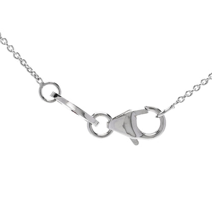 Roberto Coin 18K White Gold Diamond .23ctw Diamonds by the Inch Five Station Necklace 6 of 6