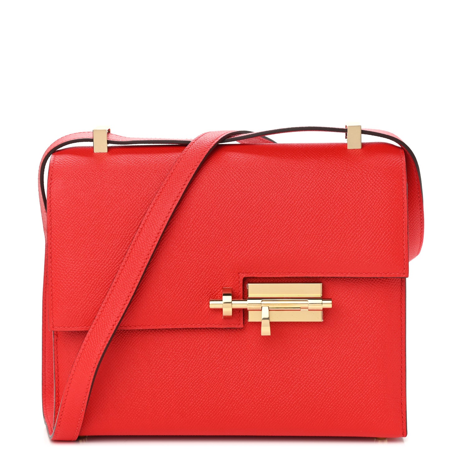 Hermes Epsom Verrou 21 Rouge De Coeur 1 of 10