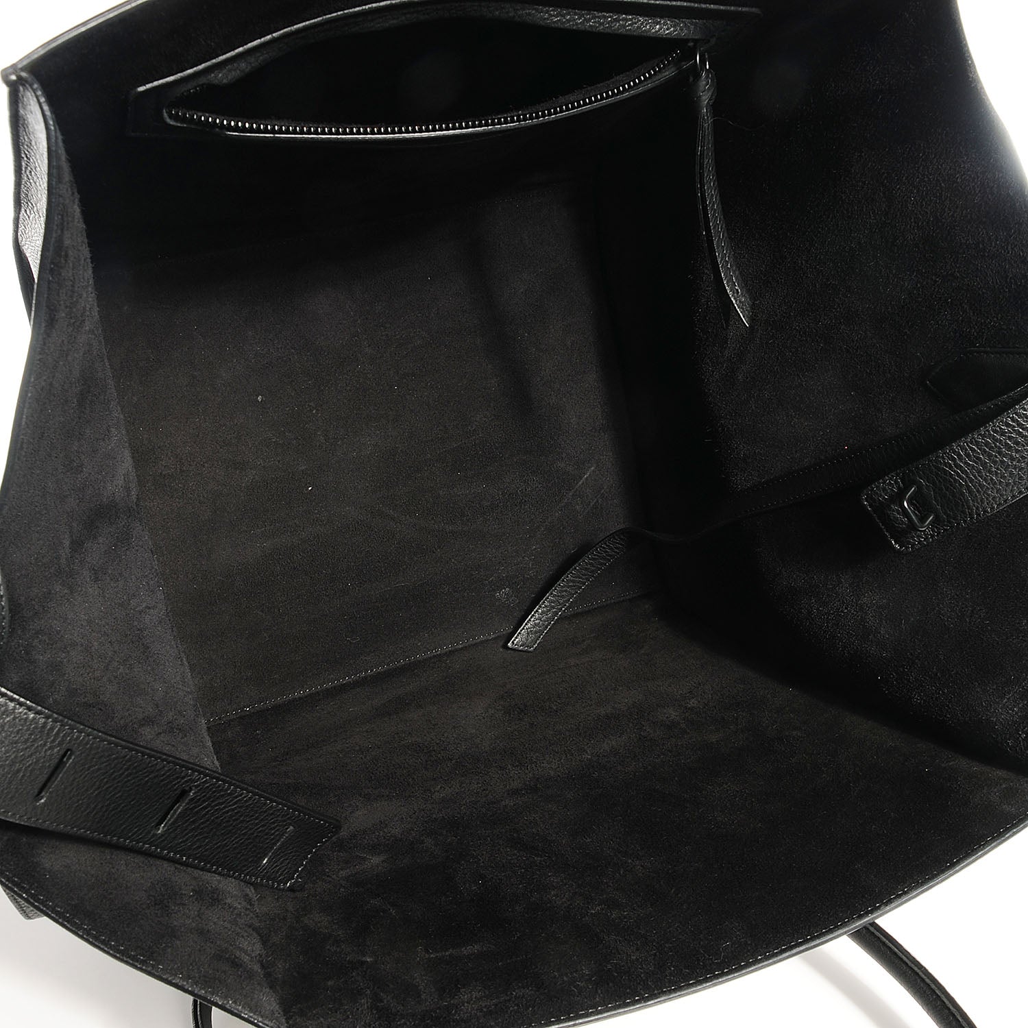 Celine Calfskin Medium Phantom Luggage Black 5 of 8